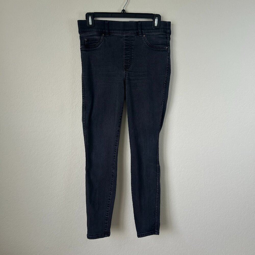 SPANX Pants Womens Medium Black Jean Jeggings Shaping Skinny Ankle Denim M